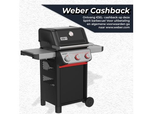 Weber Spirit E-325 Gasbarbecue Gas BBQ E325 Barbecue Zwart GBS
