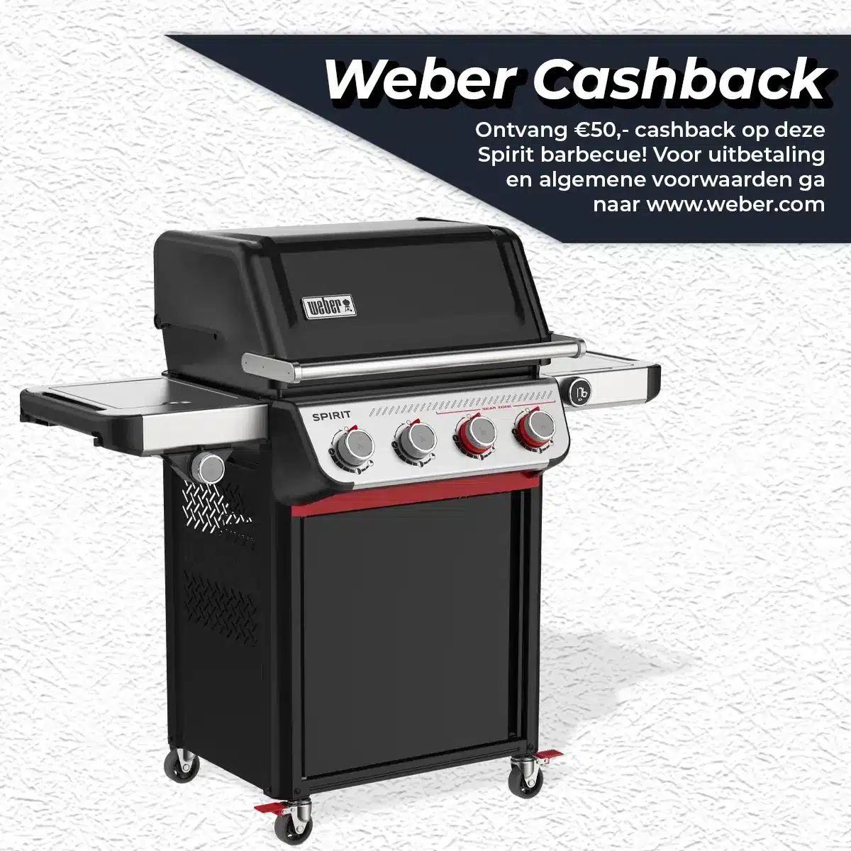 weber spirit ep 435 gasbarbecue gas bbq ep435 barbecue zwart gbs
