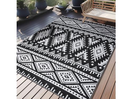 Weerbestendig Buitenkleed 150x240 cm - Omkeerbaar en Wasbaar Voor Tuin