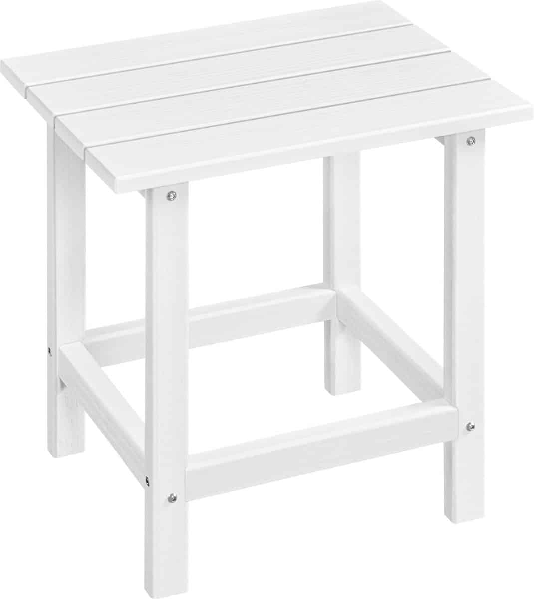 weerbestendige bijzettafel voor tuin en buiten wit