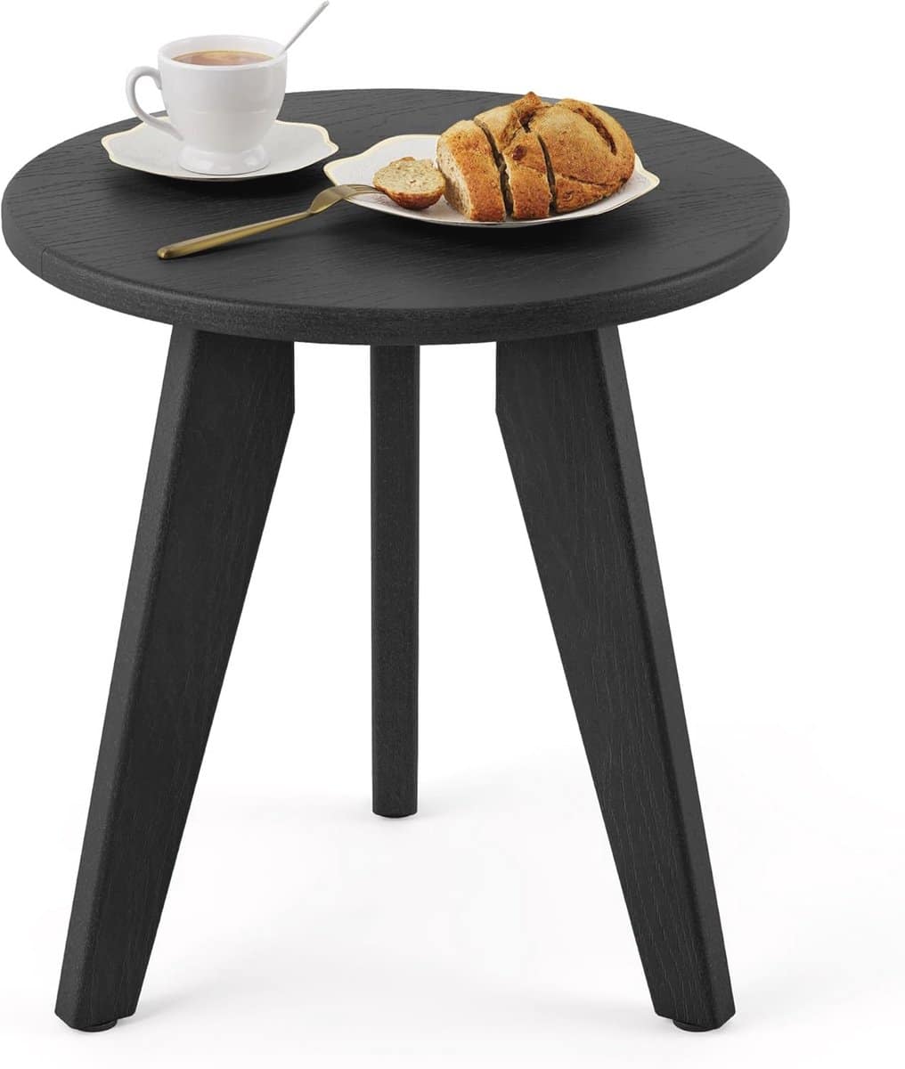 weerbestendige buitentafel kleine ronde bijzettafel voor terras en veranda