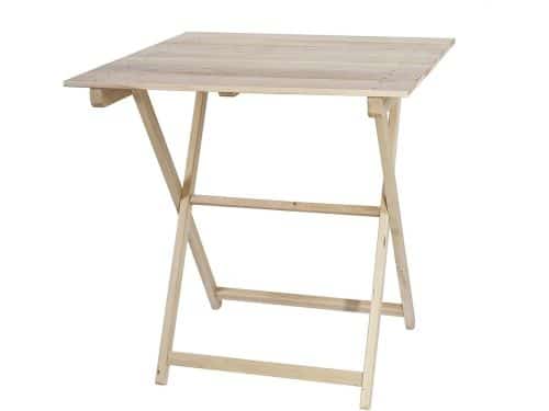 WELL HOME MOBILIARIO & DECORACIÓN Klaptafel van beukenhout met lamellen