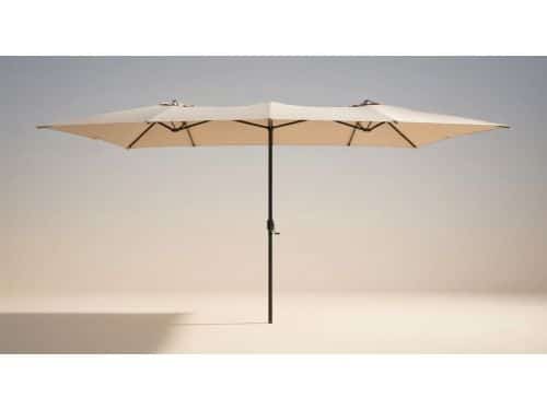 XXL Dubbele Zweefparasol 426x265 cm - Luxe Opvouwbare Tuinparasol met
