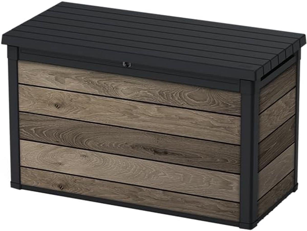 xxl tuinbox 757 liter: weerbestendige kunststof buitenopslag met gasveren