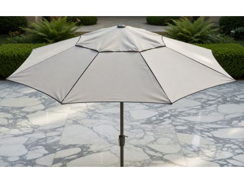 XXL Tuinparasol 400 cm - Grote Stokparasol met UV
