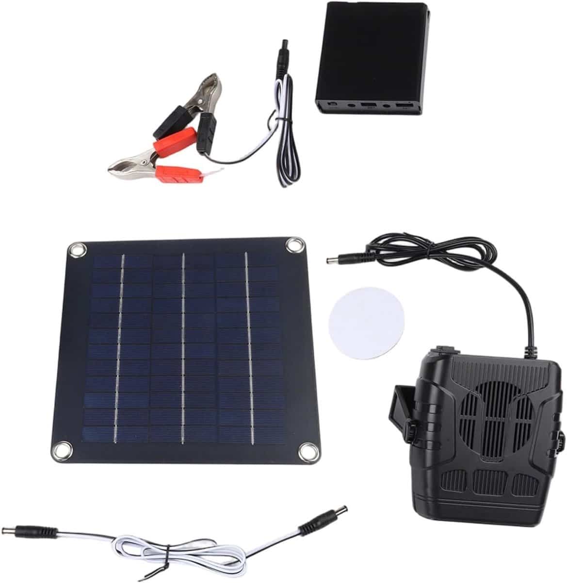 zonne verwarming energiebesparend kippenhok verwarmen oververhittingsbeveiliging