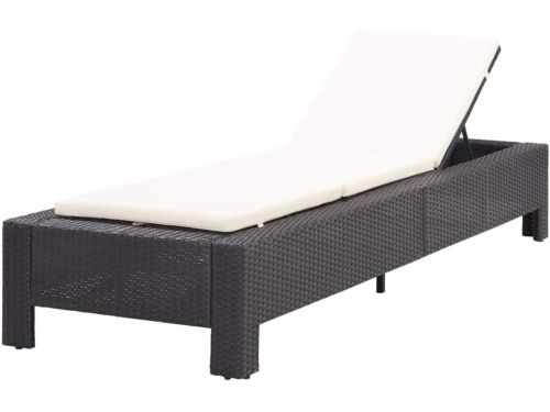 Zonnebed Polyrotan - Ligbed Buiten - Ontspannen in de tuin