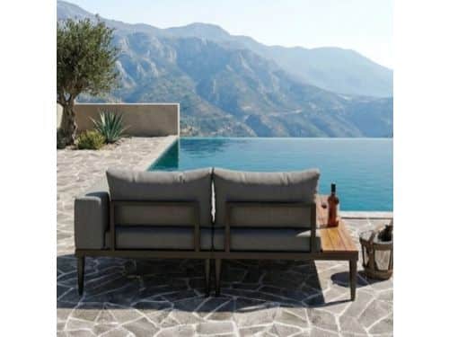 Zonneligstoel 2 Personen 150x140x55 cm - Duo Ligbed Tuin Weerbestendig