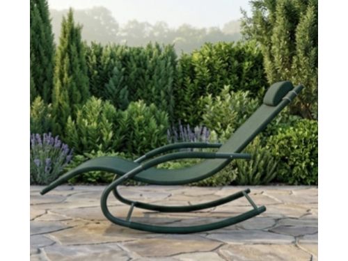 Zonneligstoel 2 Personen 150x63x83 cm - Schommel Ligbed met Hoofdkussen