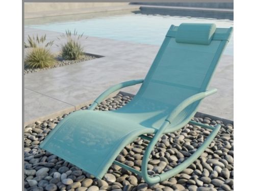 Zonneligstoel 2 Personen 150x63x87 cm - Luxe Schommel Ligbed met