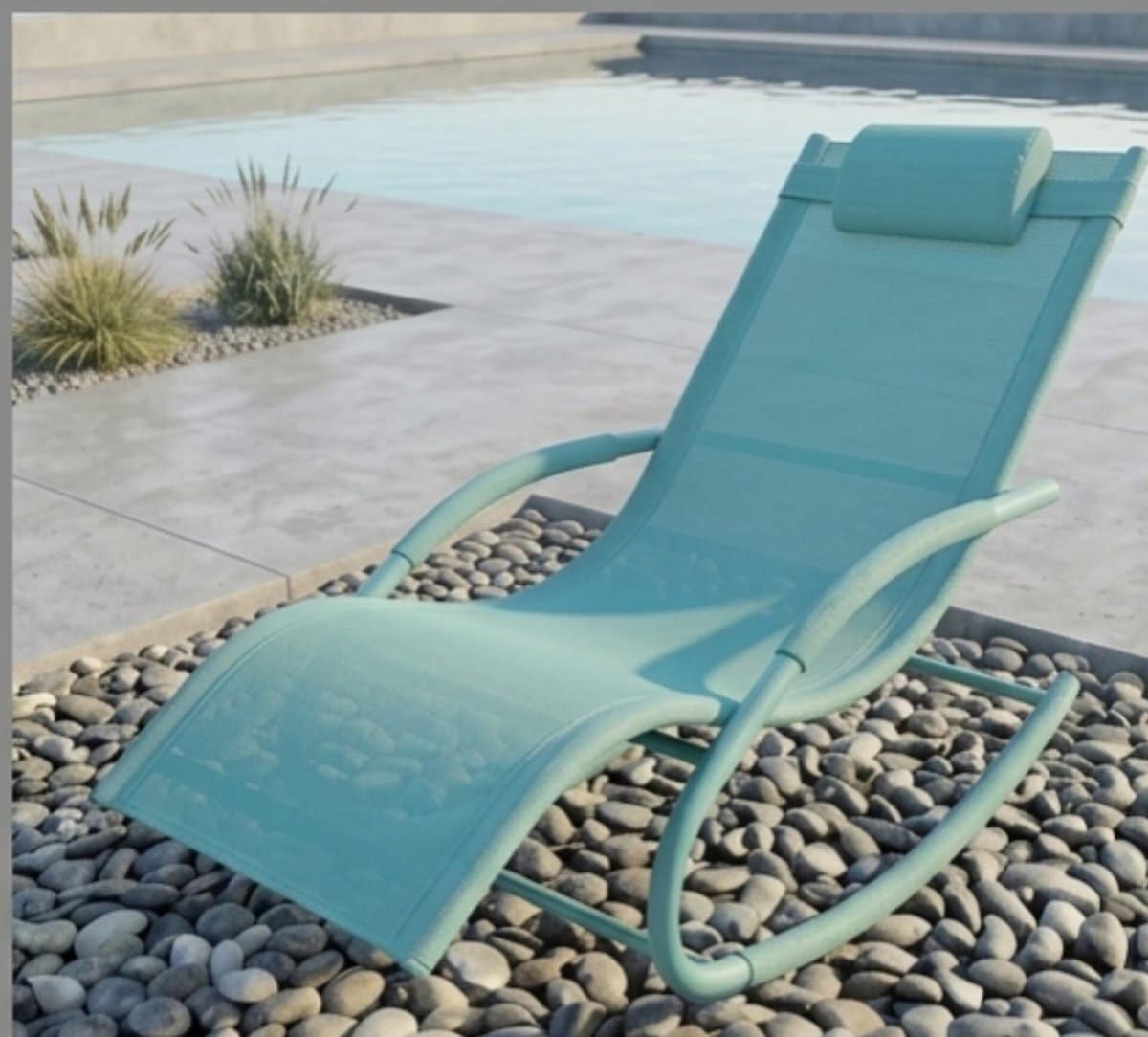 zonneligstoel 2 personen 150x63x87 cm luxe schommel ligbed met