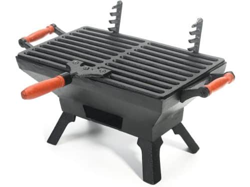 Zware Gietijzeren BBQ Grill voor Binnen en Buiten