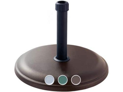 Zware Parasolvoet 16 kg Bruin Cement en Staal Ø 45