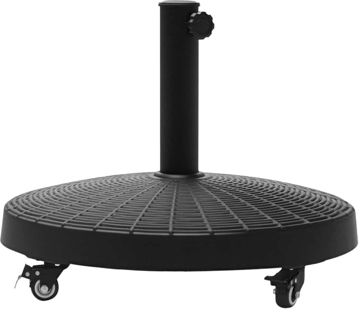 zware parasolvoet met wielen en remmen voor patio en tuin