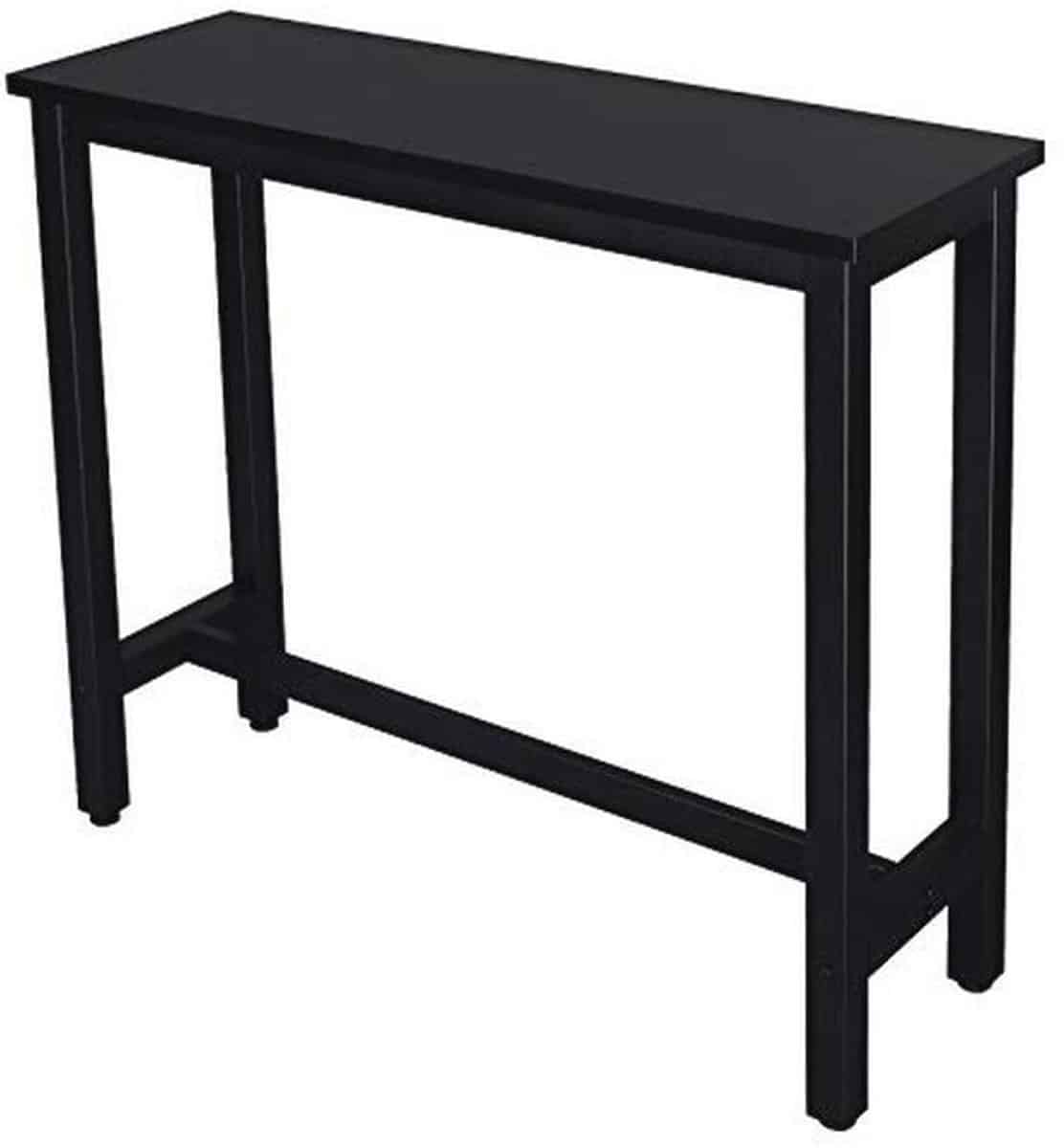 zwarte bartafel ontbijttafel eettafel koffietafel voor keuken