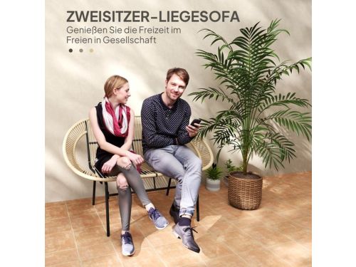 Zweefbank tuin - Tuinbank - Buitenbank - 2-zits bank