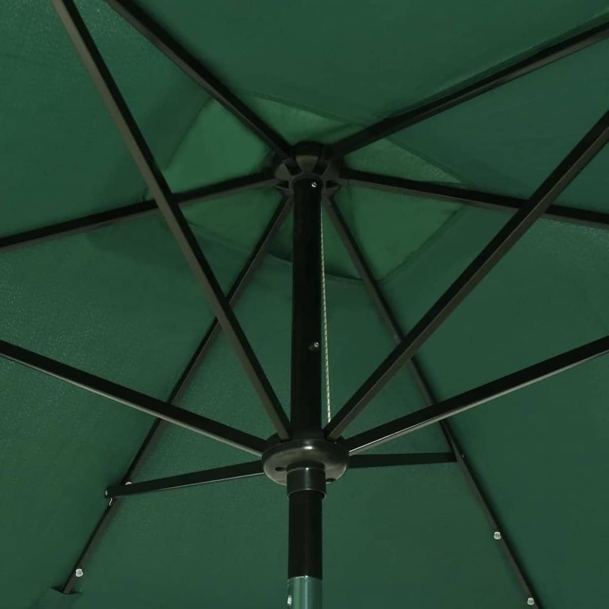 zweefparasol 225×225 cm groen depauwonen luxe sonnenscherm met led