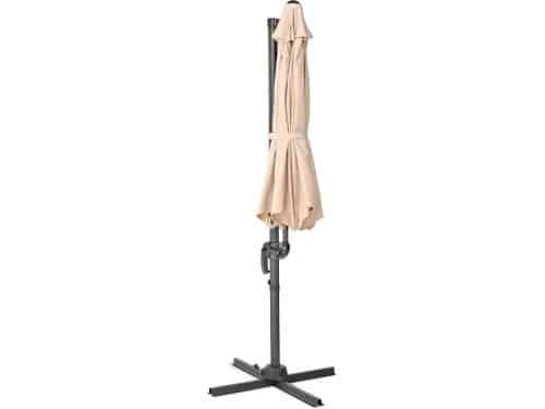 Zweefparasol 290x260 cm - 360° Draaibaar, Kantelbaar, Aluminium Frame