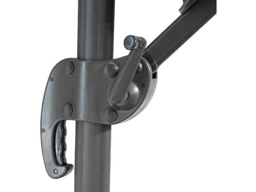 Zweefparasol 290x260 cm - 360° Draaibaar, Kantelbaar, Aluminium Tuinparasol met