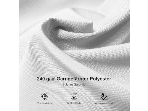 Zweefparasol 300x300 cm - 360° Draaibaar & Kantelbaar - UV50+