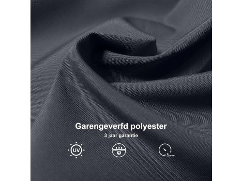 Zweefparasol 300x400 cm Rechthoekig - 360° Draaibaar, UV-bestendig Polyester