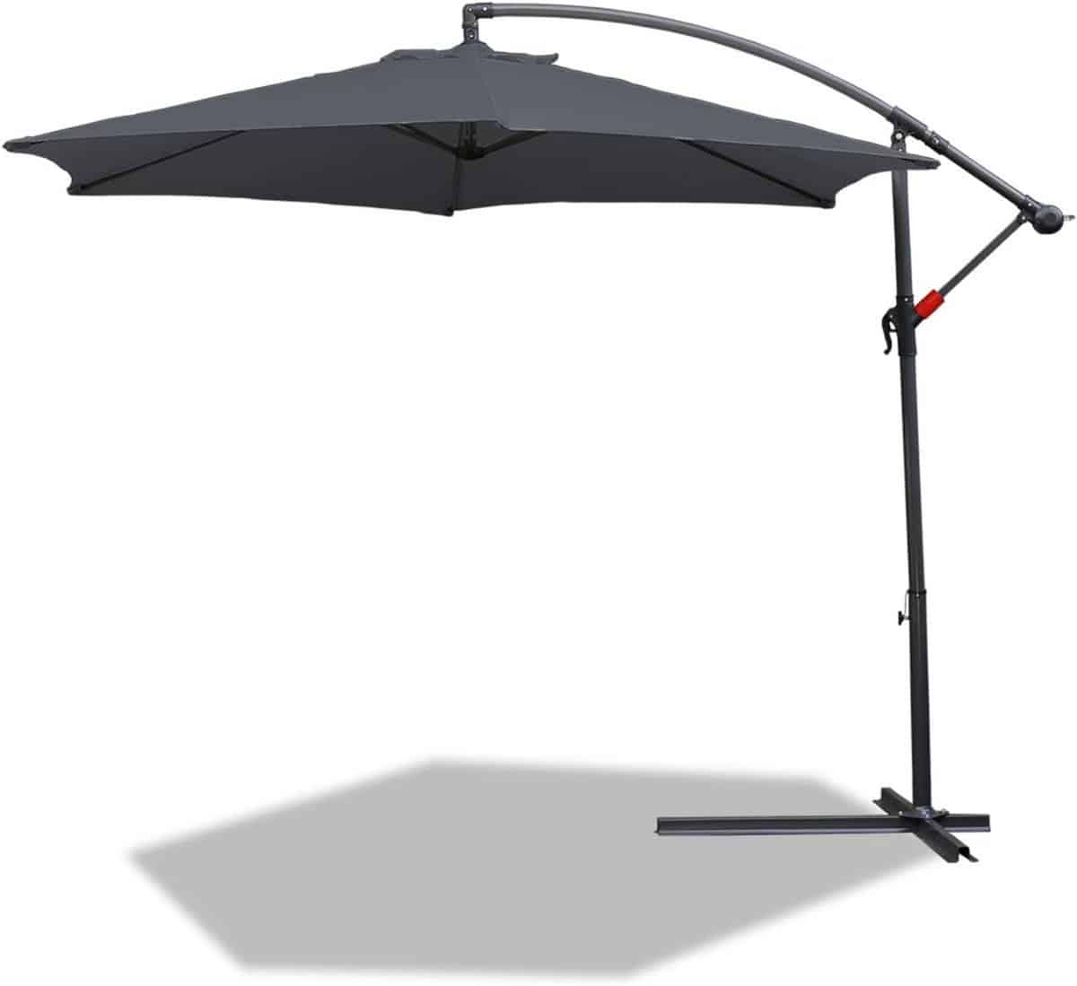 zweefparasol aluminium tuinparasol scherm terras beschutting traploos