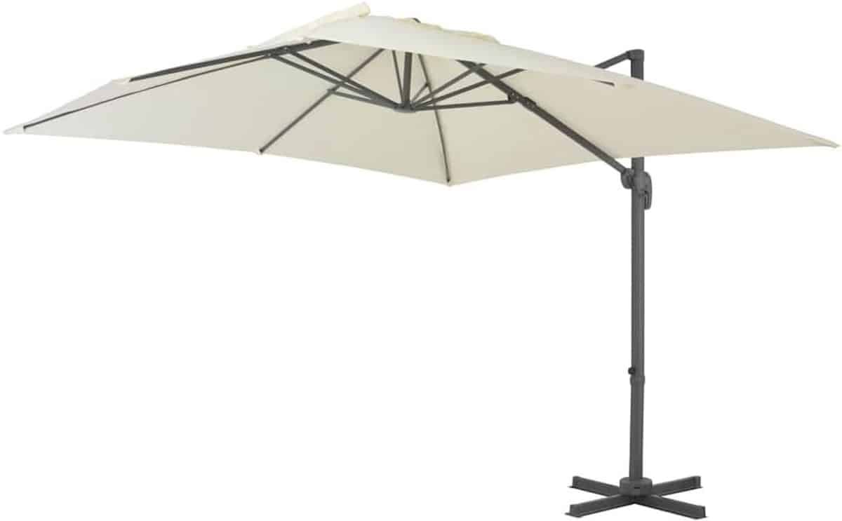 zweefparasol hangende parasol tuin beschutting kantelbaar en