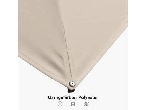 Zweefparasol Kantelbaar 360 cm x 270 cm met Standaard