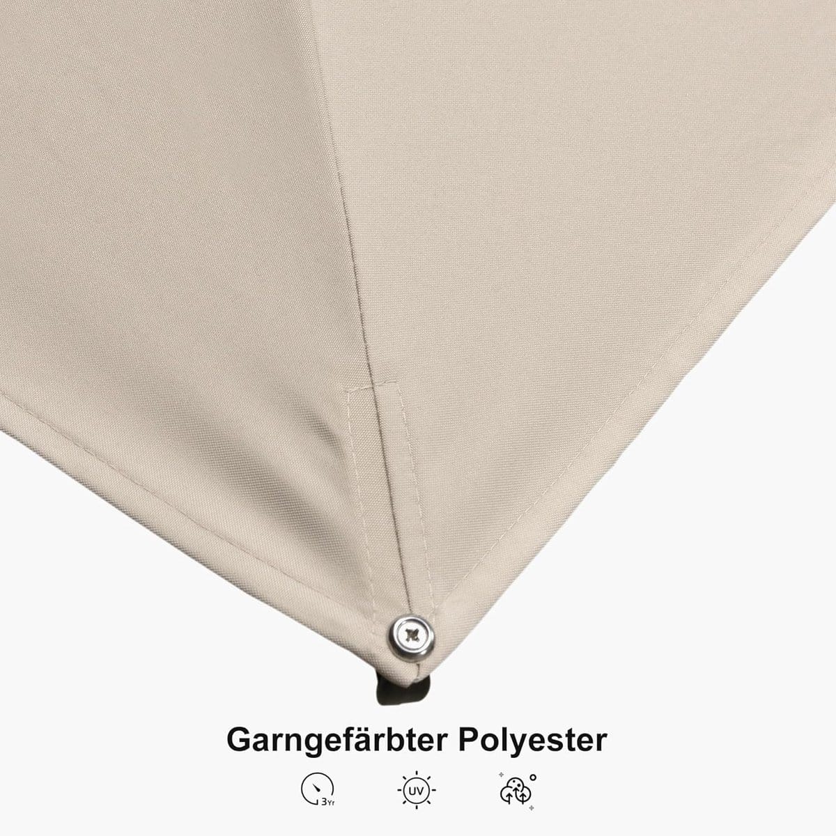 zweefparasol kantelbaar 360 cm x 270 cm met standaard