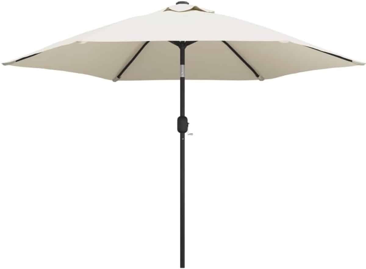 zweefparasol met led hangende parasol tuin zomer