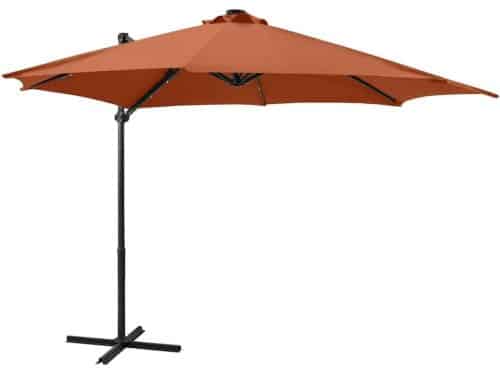 Zweefparasol met LED - Tuinparasol Schaduwdoek - Buiten Zomer Genieten