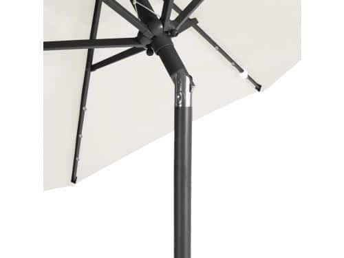 Zweefparasol mit LED Beleuchtung 225x225 cm - Depauwonen Outdoor Sonnenschirm