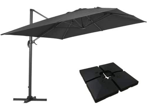Zweefparasol Rechthoekig - Tuinparasol Aluminium - Terras Beschermen - 360