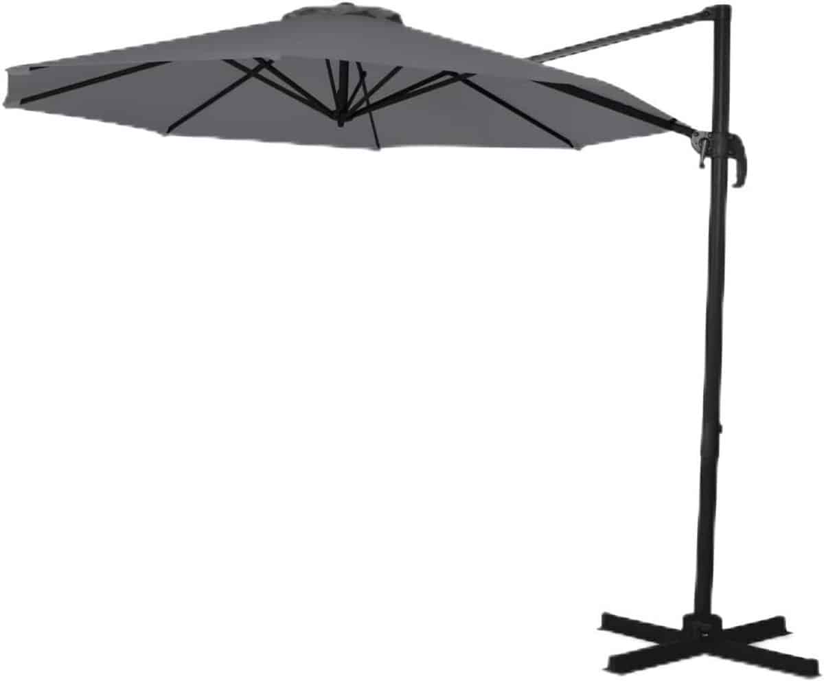 zweefparasol rond parasol tuin zonwering buiten 360
