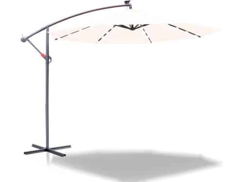 Zweefparasol - Tuinparasol Schaduwdoek - Buiten Ontspannen - Geïntegreerde LED