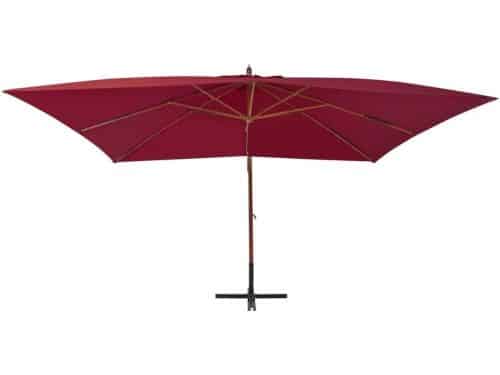 Zweefparasol - Tuinparasol Schaduwdoek - Buiten Zonnen - Robuuste Houten