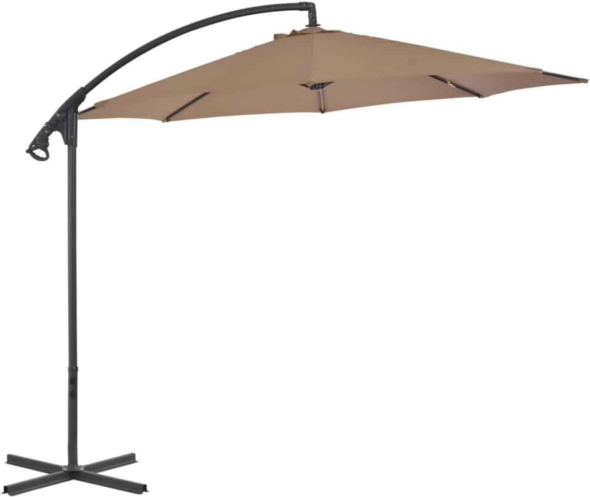 zweefparasol tuinparasol terras beschermen zwengelbediening 300