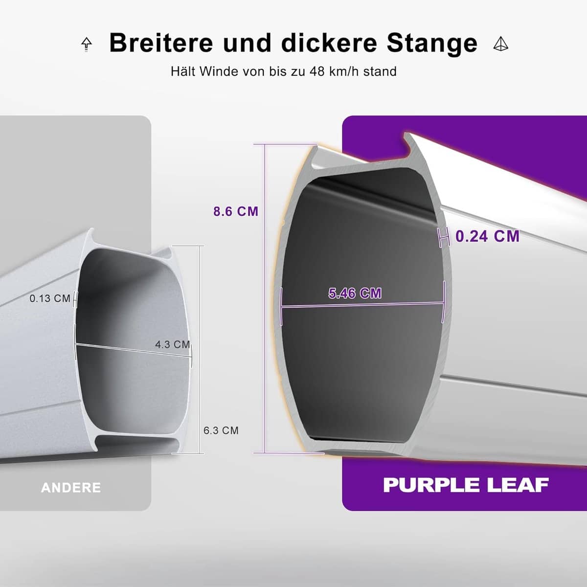 zweefparasol xxl 270 x 365 cm rechthoekig grote draaibare