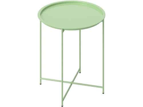1-delige tuintafel - Ronde bijzettafel voor buiten - Staal
