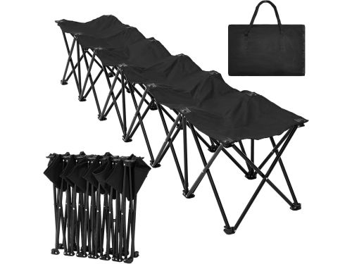 100 Inch Uitgevouwen 6-zits Sideline Bench Team Bench Opvouwbare Opvouwbare
