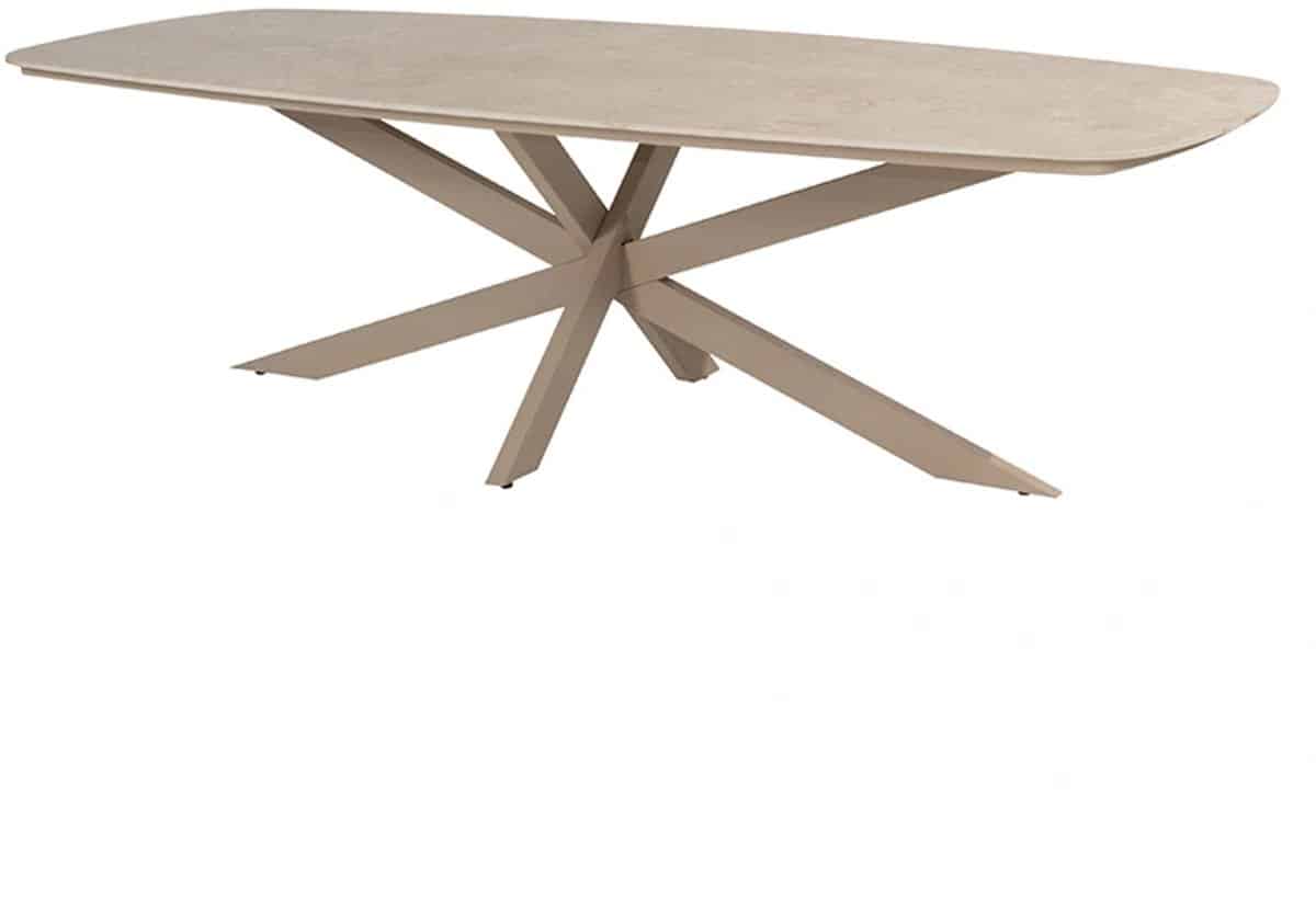 4 seasons outdoor nevada low diningtafel latte 250 cm