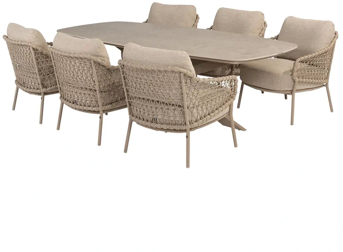 4 seasons outdoor sardinia low diningset