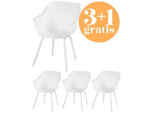 4 x Hartman Sophie element armchair white