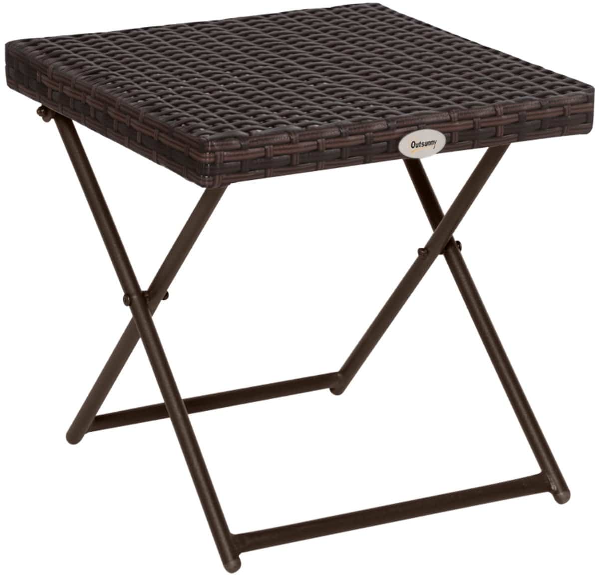 40 x 40 x 40 cm opvouwbare bijzettafel en