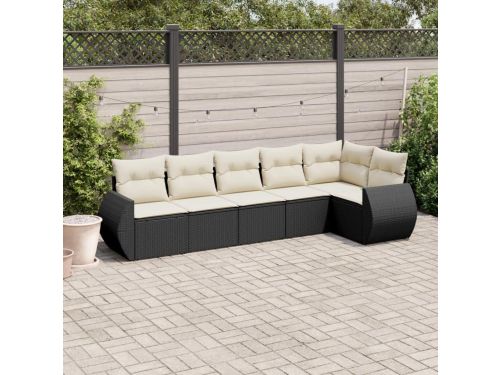 6-delige Modulaire Tuinbankenset 62 cm - Luxe Polyrotan Lounge Hoekbank