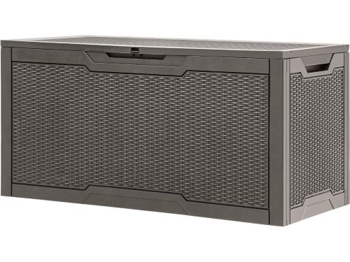Allecto Plus - Weerbestendige Outdoor Opbergdoos 100 Gallon Taupe