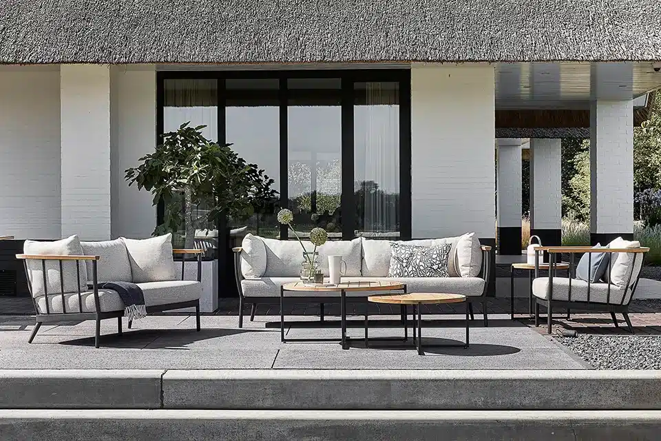 apple bee | condor loungeset | zwart