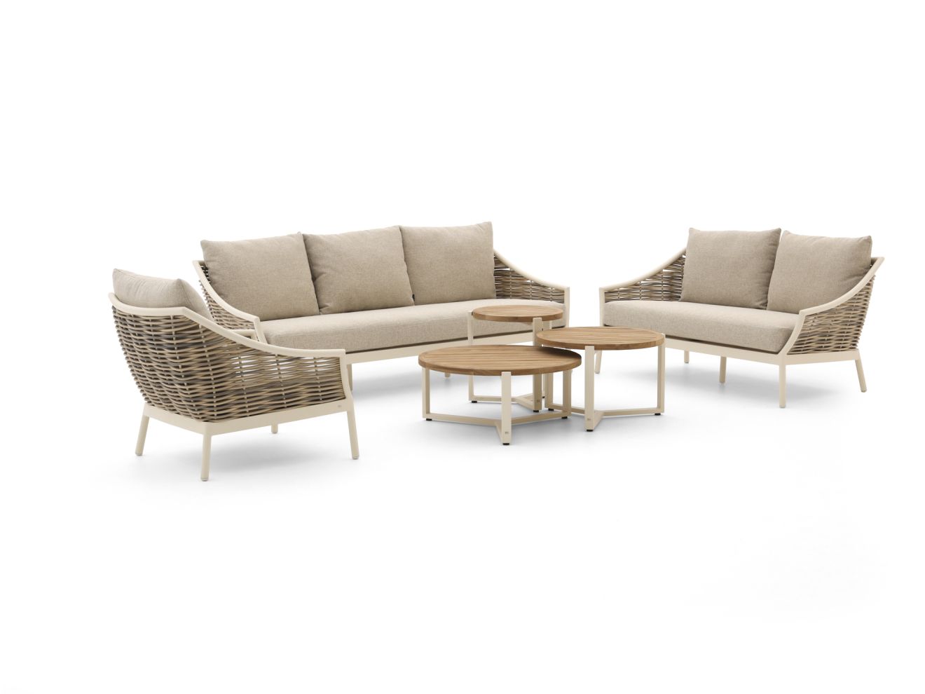 apple bee milou/monaco stoel bank loungeset 6 delig 6 zits laagste prijsgarantie!