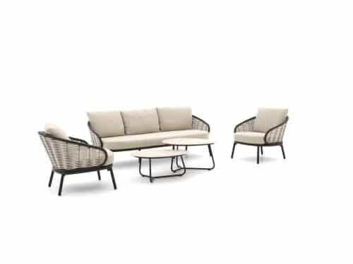 Apple Bee Pine Key stoel-bank loungeset 5-delig 5-zits - Laagste prijsgarantie!
