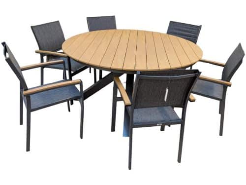 Arezzo diningset 7-delig Hartman